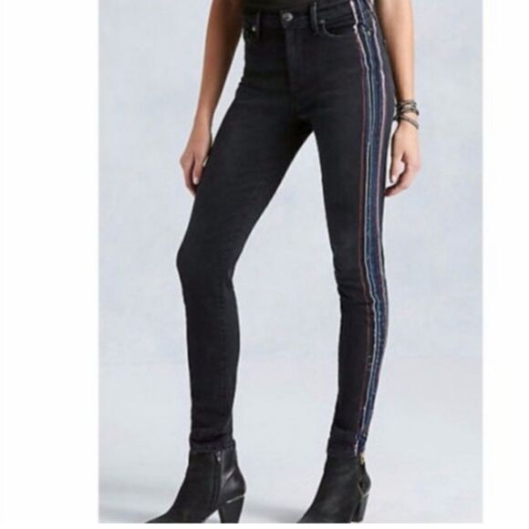 True Religion Modern Art Harper High Rise Super Skinny Jeans Size 26 - Picture 1 of 16